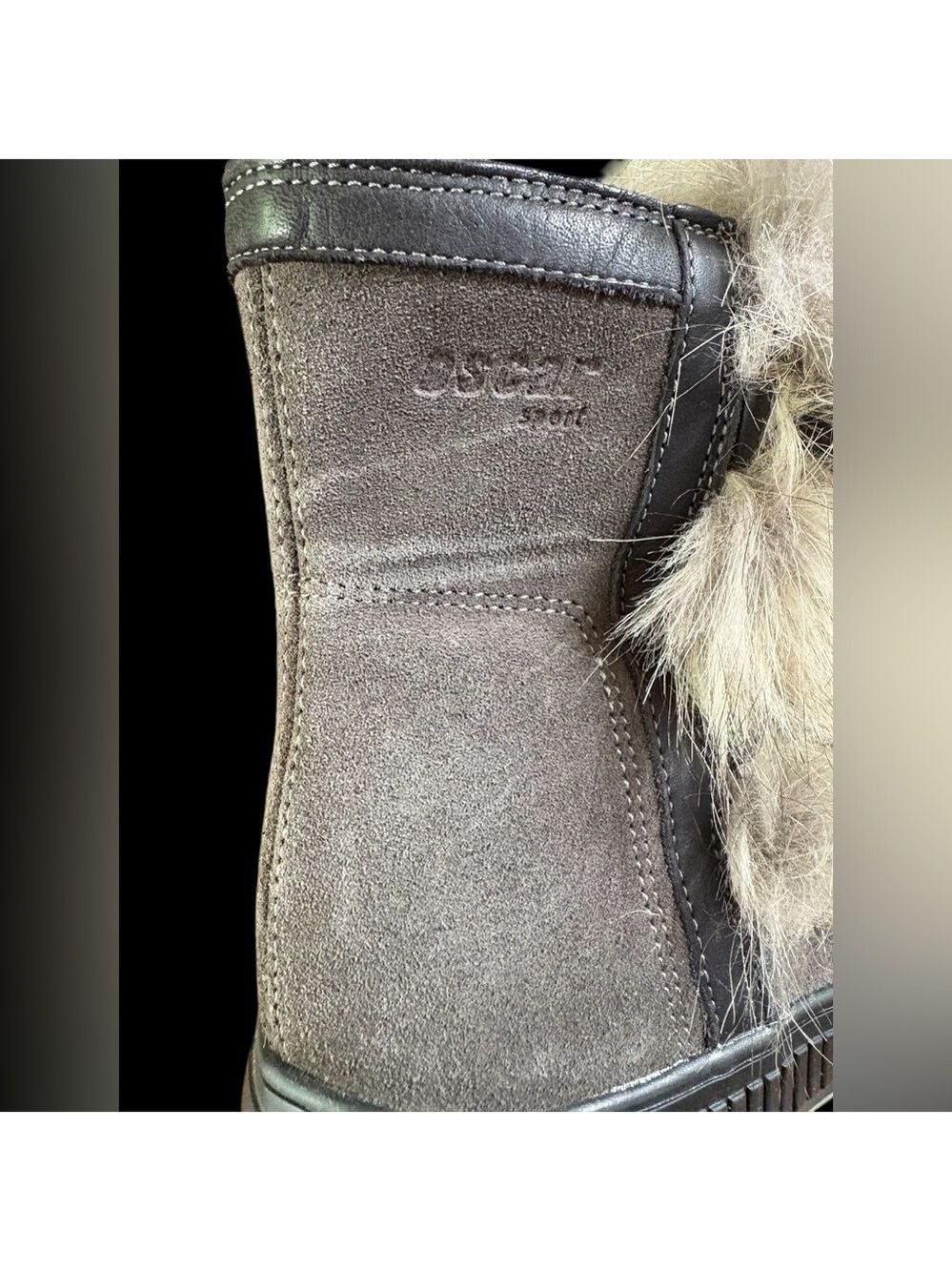 Oscar Sport-Après-Ski Winter Boots. Suede/Fur Boho Sz 8. Made in Italy. EUC!!! - Picture 13 of 16